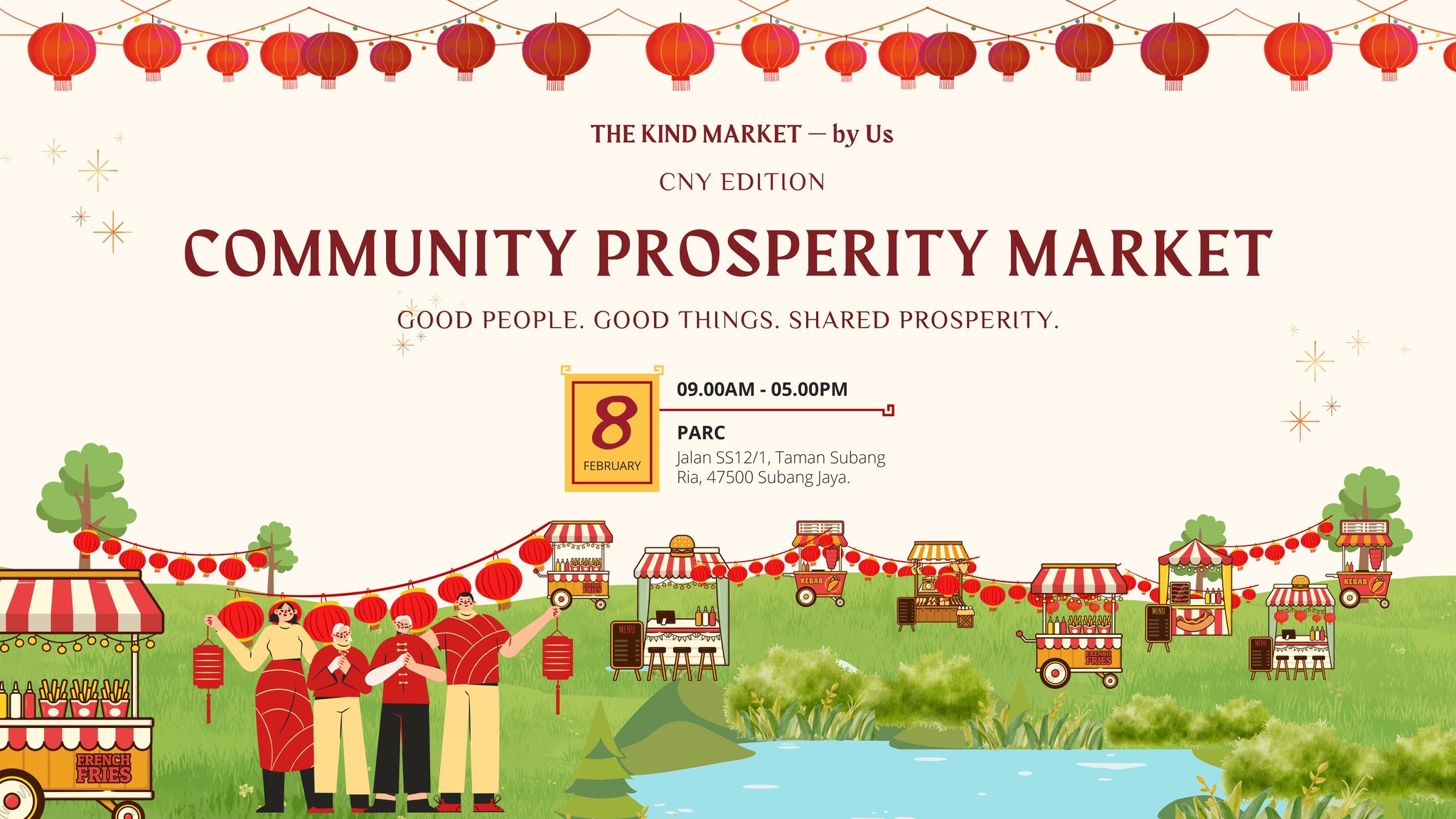 Community Prosperity Market event poster
