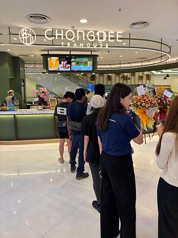 Chongdee Teahouse interior and counter area