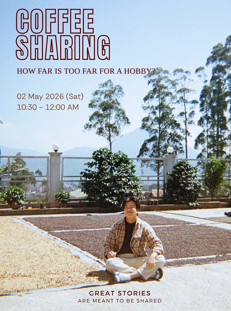 Coffee Sharing – How Far Is Too Far For A Hobby? event poster