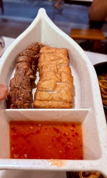 Fried noodle dish at Hock Kee Ulu Yam Loh Mee USJ 1