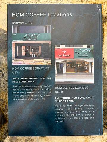 HOM Coffee USJ 1 food and drinks — coffee, beverages and cafe ambiance