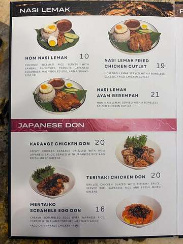 HOM Coffee USJ 1 food and drinks
