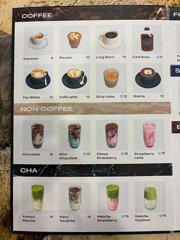HOM Coffee USJ 1 food and drinks